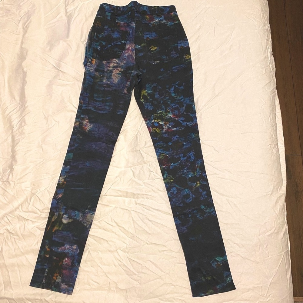 ERDEM Paint Blur Skinny Jeans